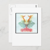 Rorschach Inkblot 9.0 Briefkaart (Voorkant / Achterkant)