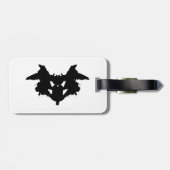 Rorschach Inkblot Bagagelabel (Achterkant horizontaal)
