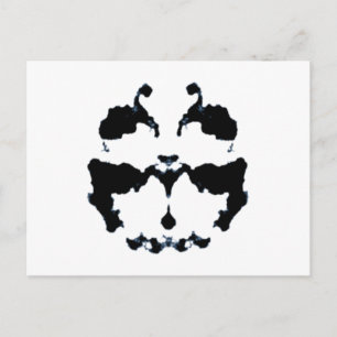 Rorschach inkblot briefkaart
