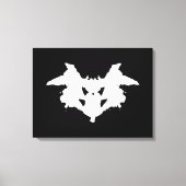 Rorschach Inkblot Canvas Afdruk (Voorkant)