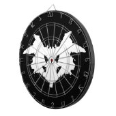 Rorschach Inkblot Dartbord (Voorkant Rechts)