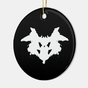 Rorschach Inkblot Keramisch Ornament