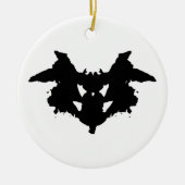 Rorschach Inkblot Keramisch Ornament (Voorkant)