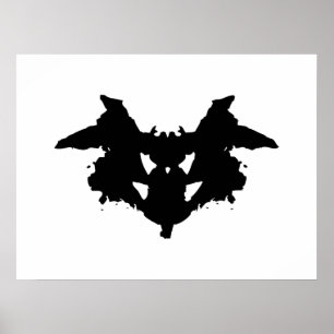 Rorschach Inkblot Poster