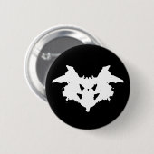 Rorschach Inkblot Ronde Button 5,7 Cm (Voorkant /achterkant)