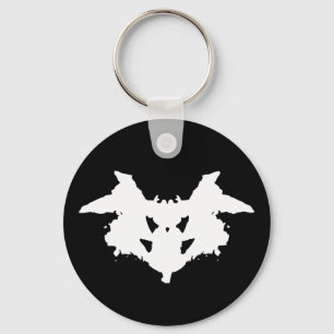 Rorschach Inkblot Sleutelhanger