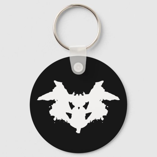 Rorschach Inkblot Sleutelhanger (Voorkant)