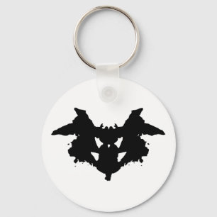 Rorschach Inkblot Sleutelhanger