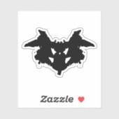 Rorschach Inkblot Sticker (Vel)