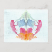 Rorschach Inkblot Test Briefkaart (Voorkant)
