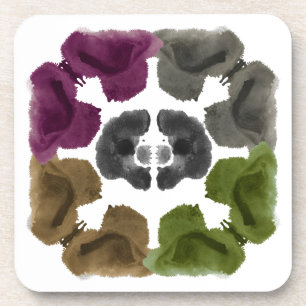Rorschach Inkblot Test Fun Art Drankjes Onderzetter