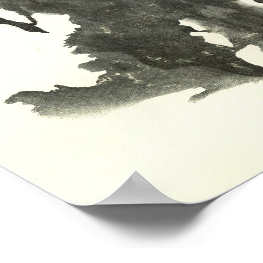 Rorschach Inkblot Test Fun Art Poster (Hoek)