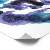 Rorschach Inkblot Test Fun Art Poster (Hoek)