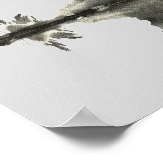 Rorschach Inkblot Test Fun Art Poster (Hoek)