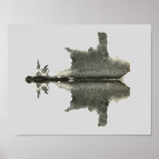 Rorschach Inkblot Test Fun Art Poster (Voorkant)