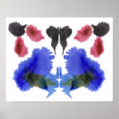 Rorschach Inkblot Test Fun Art Poster (Voorkant)