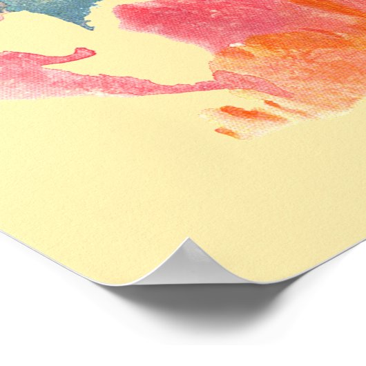 Rorschach Inkblot Test Fun Art Poster (Hoek)