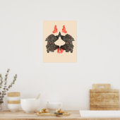 Rorschach Inkblot Test Fun Art Poster (Keuken)