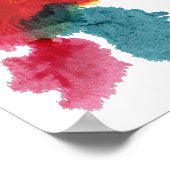 Rorschach Inkblot Test Fun Art Poster (Hoek)