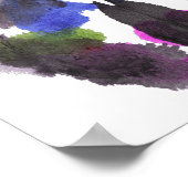 Rorschach Inkblot Test Fun Art Poster (Hoek)