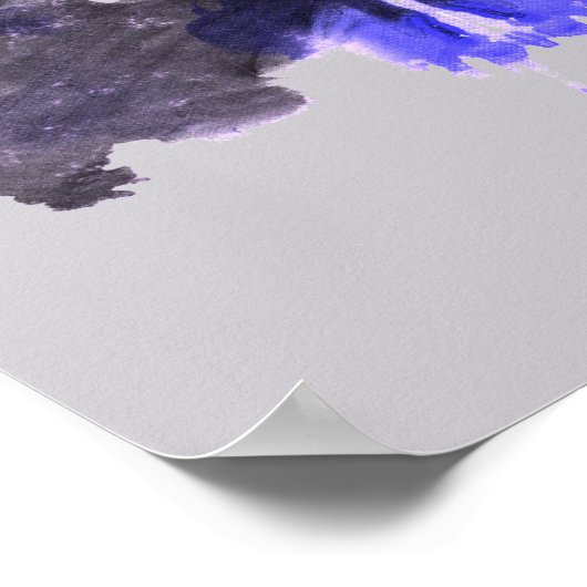 Rorschach Inkblot Test Fun Art Poster (Hoek)