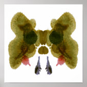 Rorschach Inkblot Test Fun Art Print (Voorkant)