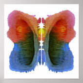 Rorschach Inkblot Test Fun Art Print (Voorkant)