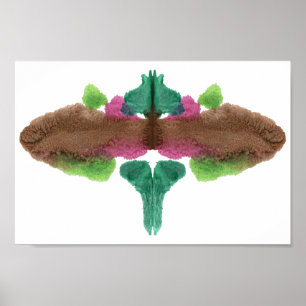 Rorschach Inkblot Test Fun Art Print