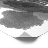 Rorschach Inkblot Test Fun Art Print (Hoek)