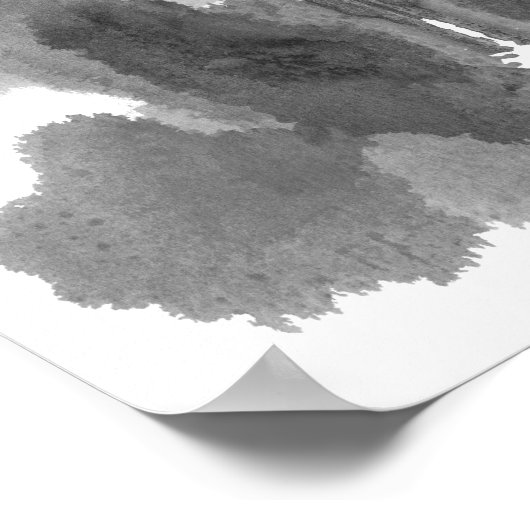 Rorschach Inkblot Test Fun Art Print (Hoek)