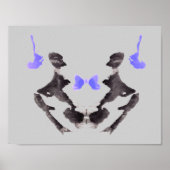 Rorschach Inkblot Test Fun Art Print (Voorkant)