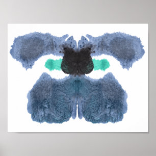 Rorschach Inkblot Test Fun Art Print