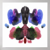 Rorschach Inkblot Test Fun Art Print (Voorkant)