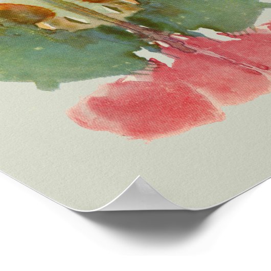 Rorschach Inkblot Test Fun Art Print (Hoek)