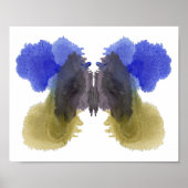 Rorschach Inkblot Test Fun Art Print (Voorkant)