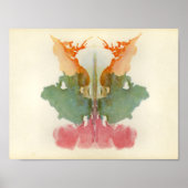 Rorschach Inkblot Test Fun Art Print (Voorkant)