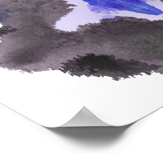 Rorschach Inkblot Test Fun Art Print (Hoek)