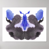 Rorschach Inkblot Test Fun Art Print (Voorkant)
