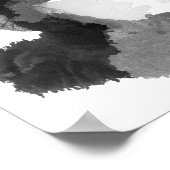 Rorschach Inkblot Test Fun Art Print (Hoek)