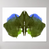 Rorschach Inkblot Test Fun Art Print (Voorkant)