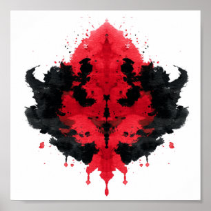 Rorschach Inkblot Test. Noem me niet gek. Poster