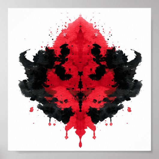 Rorschach Inkblot Test. Noem me niet gek. Poster (Voorkant)