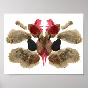 Rorschach Inkblot Test. Noem me niet gek. Poster