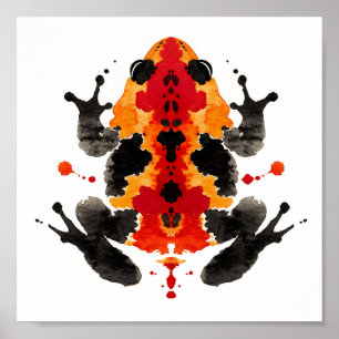 Rorschach Inkblot Test. Noem me niet gek. Poster