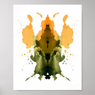 Rorschach Inkblot Test. Noem me niet gek. Poster