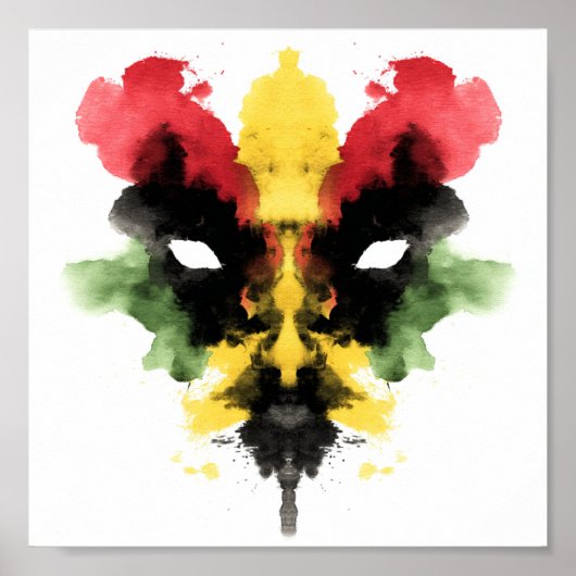Rorschach Inkblot Test. Noem me niet gek. Poster (Voorkant)