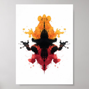 Rorschach Inkblot Test. Noem me niet gek. Poster