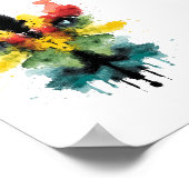 Rorschach Inkblot Test. Noem me niet gek. Poster (Hoek)