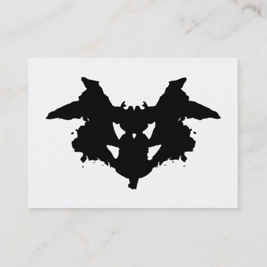 Rorschach Inkblot Visitekaartje (Achterkant)