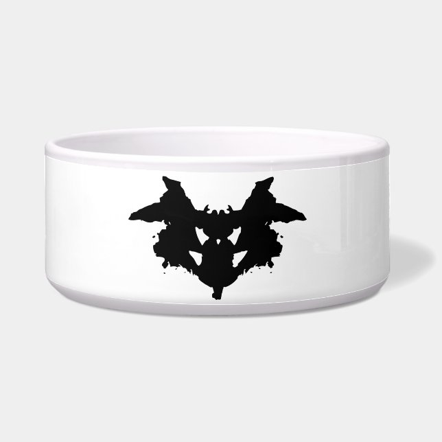 Rorschach Inkblot Voerbakje (Voorkant)